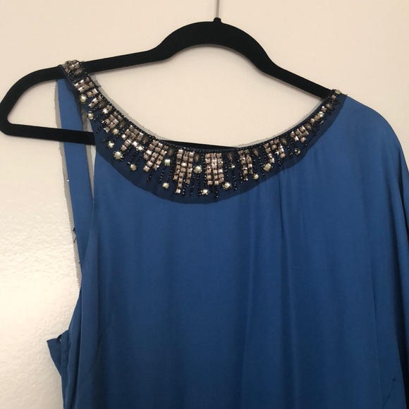 One shoulder BCBG evening gown - Picture 3 of 4